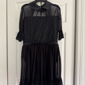 Weissman Black Mesh Dancewear